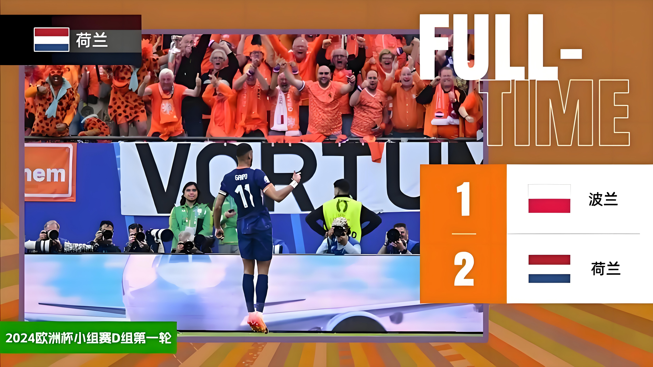 荷兰队伍实力十足，轻松战胜波兰